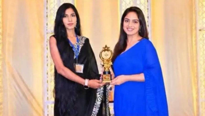 कोटा में आयोजित आइकॉनिक ब्यूटी अवॉर्ड्स में नासिरदा की गीता सेन को मिला श्रेष्ठ मेकअप आर्टिस्ट अवॉर्ड