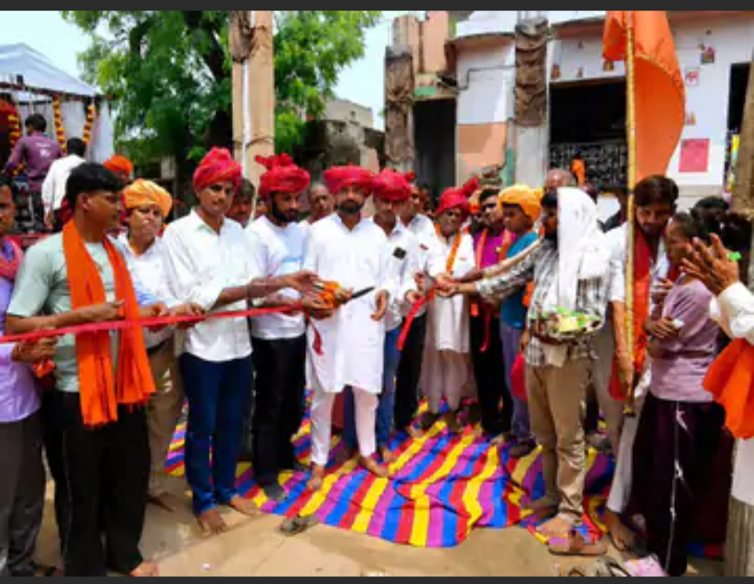 हिंगलाज माता की तीसरी ध्वज पदयात्रा रवाना: पूजा-अर्चना के साथ भक्तों ने जयकारे लगाए; भोजन, पानी और विश्राम की व्यवस्था