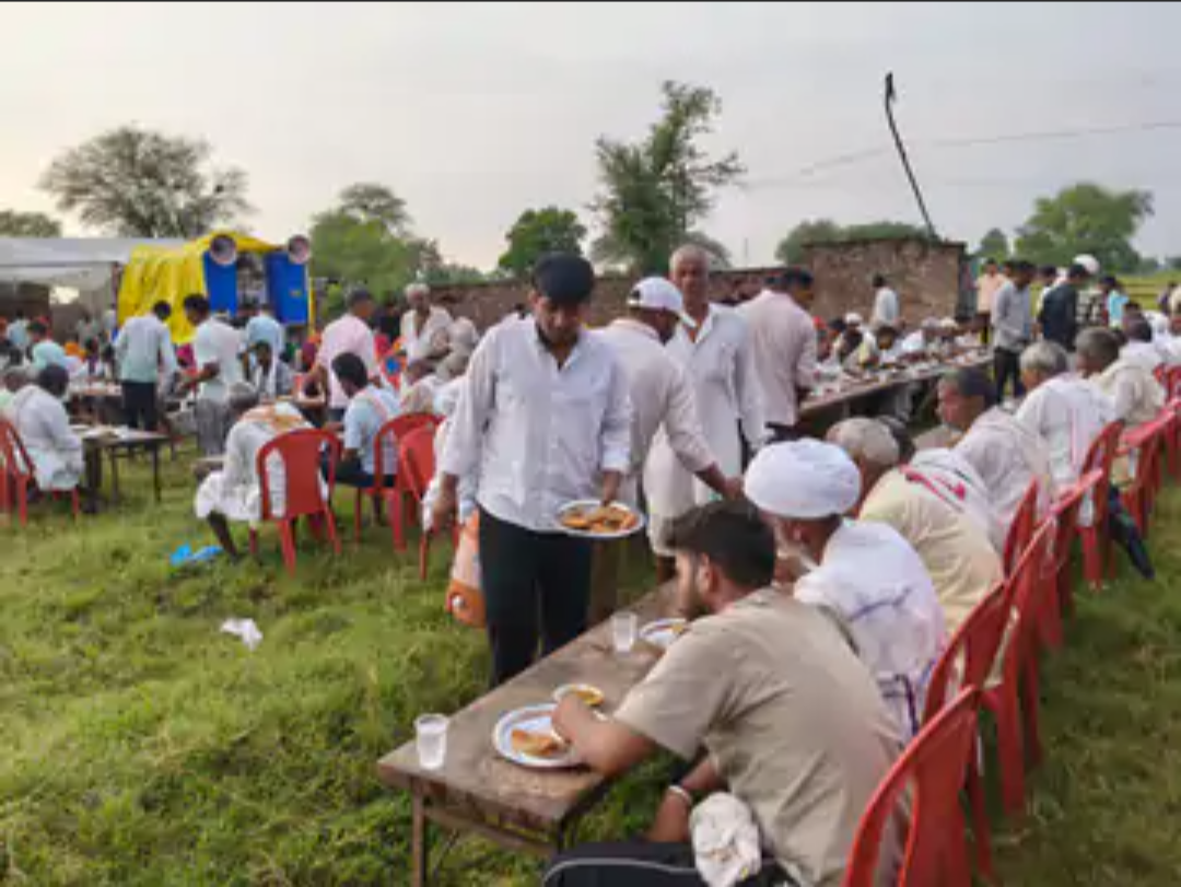 कैमरी से आई 26वीं पदयात्रा का रानोली में भव्य स्वागत:600 पदयात्रियों के लिए भंडारा लगाया, भजनों से भक्तिमय हुआ माहौल