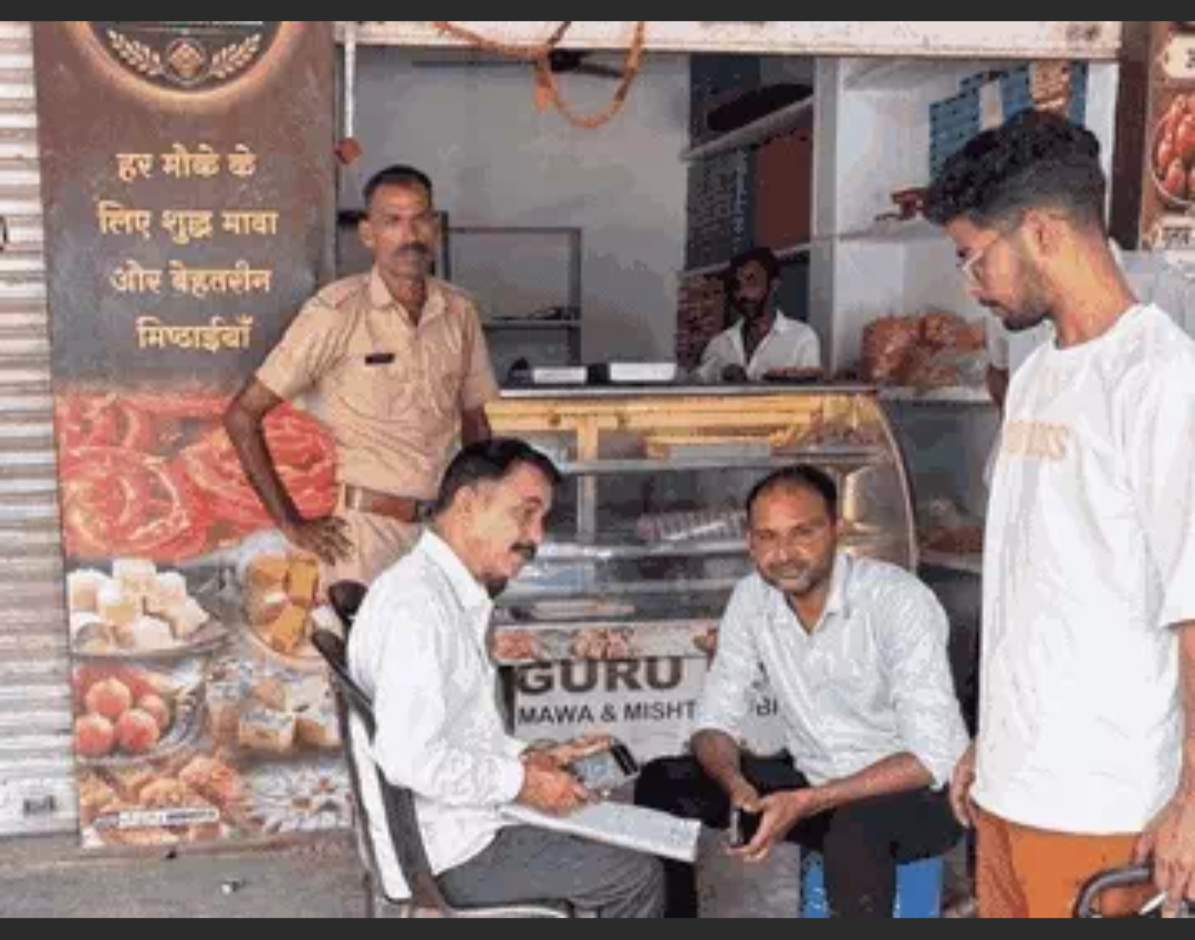 पीपलू में खाद्य विभाग का मिठाई दुकानों पर छापा:बर्फी-लड्डू के नमूने लिए; CMHO बोले- मिलावटखोरी और एक्सपायरी सामान बेचने वालों पर होगी कार्रवाई