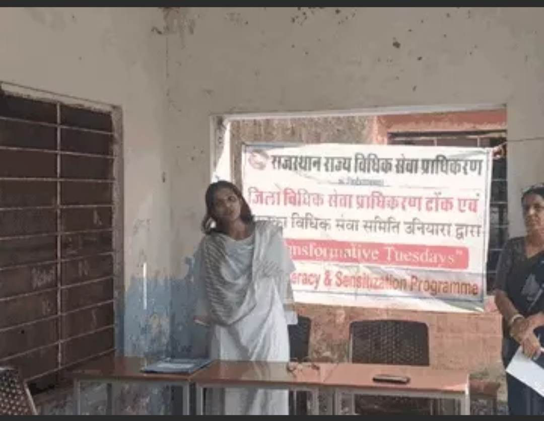 उनियारा में विधिक जागरूकता शिविर:बाल श्रम, मानव तस्करी और अपहरण से बचाव के बताए उपाय