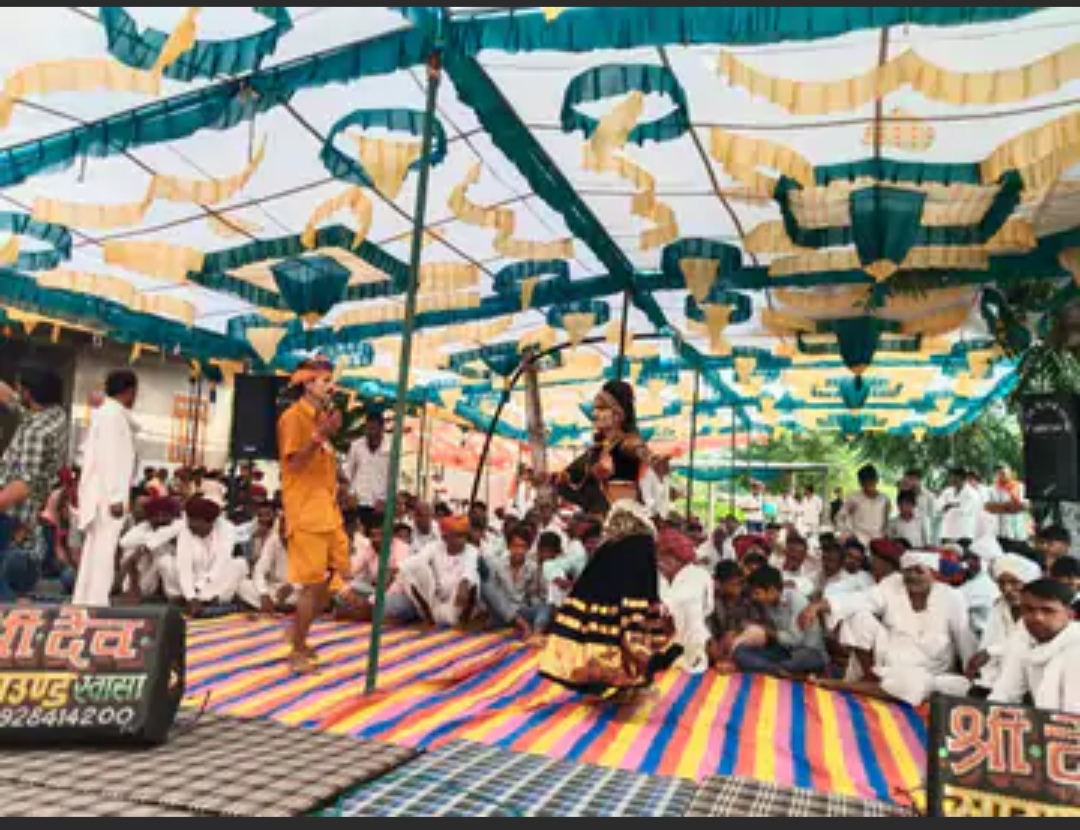 रामचन्द्रपुरा बड़ागांव के कालस देव बाबा मंदिर में धार्मिक कार्यक्रम:कांवड़ यात्रा पर हुआ आयोजन, दिनभर चले भजन और महाप्रसादी का इंतजाम