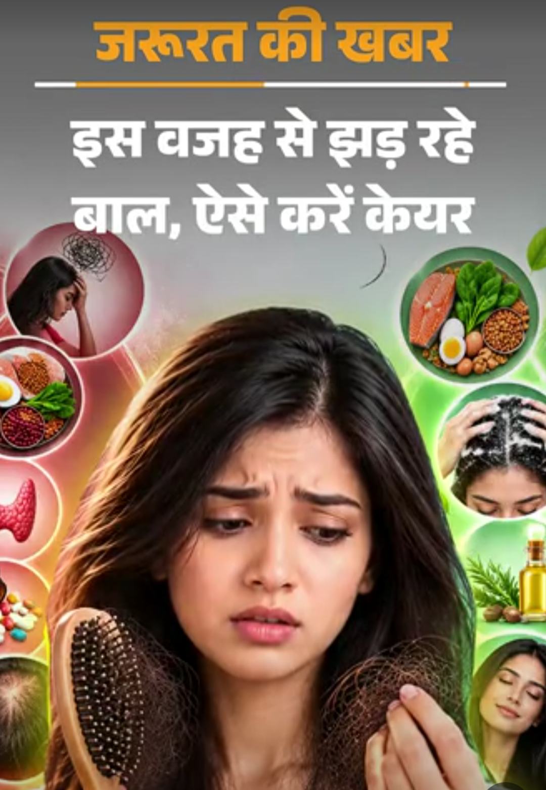 बाल झड़ने के 10 बड़े कारण:डर्मेटोलॉजिस्ट से जानें बालों को कैसे हेल्दी रखें, कैसे केयर करें, डाइट में क्या खाएं