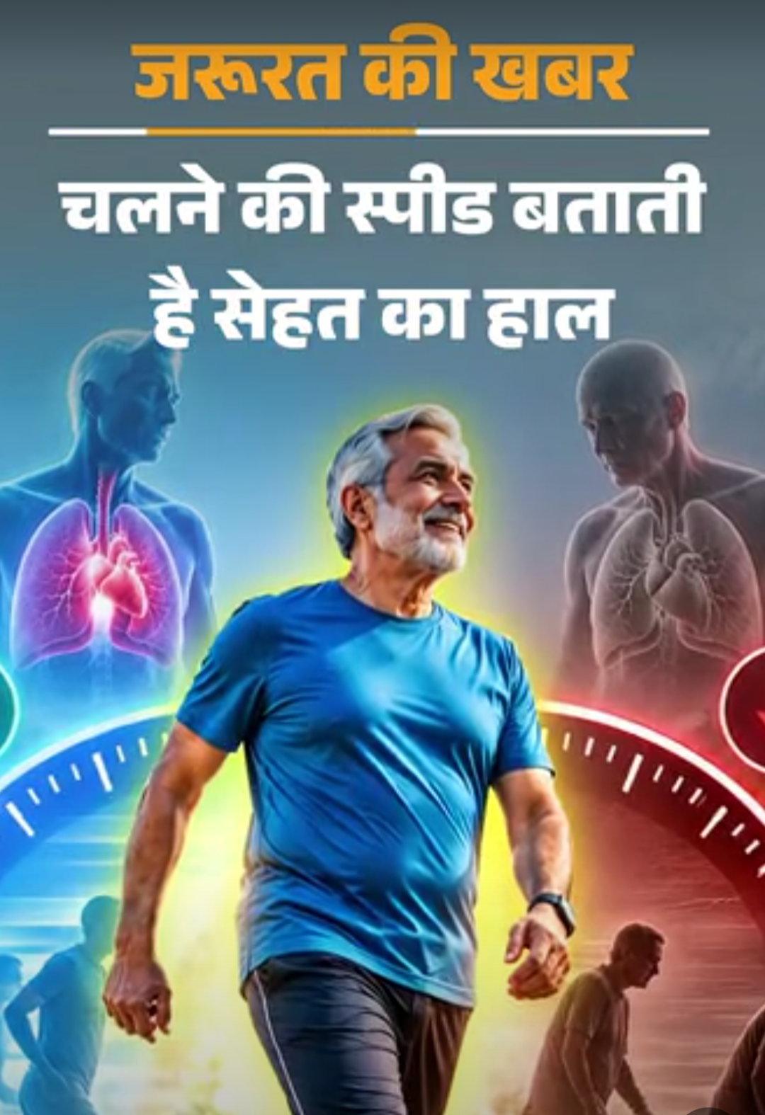 जरूरत की खबर- सेहत का हाल बताती है आपकी चाल:डॉक्टर से समझें वॉकिंग स्पीड का साइंस, रोज वॉक करने के 6 जादुई फायदे