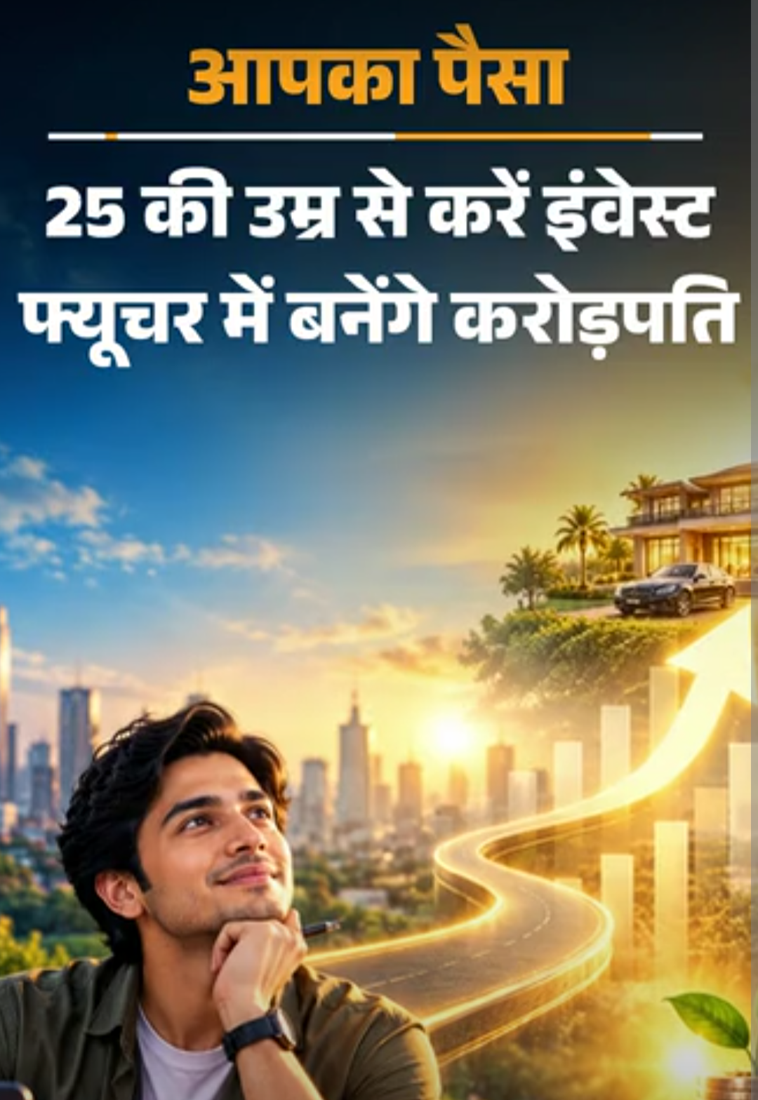 आपका पैसा- 25 की उम्र से करें निवेश की शुरुआत:रिटायरमेंट तक बनेगा करोड़ों का फंड, एक्सपर्ट से समझें निवेश से जुड़ी सावधानियां