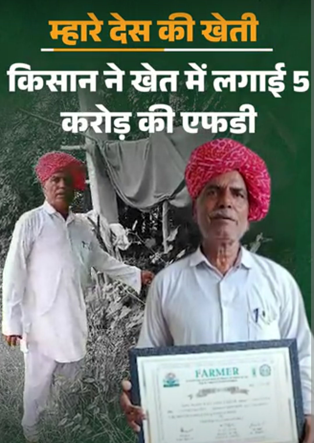 7 हजार में किसान की 5 करोड़ की ‘ग्रीन एफडी’:अरणी को जंगली पौधा समझना भूल, इसी मेडिसिन प्लांट के साथ लगाए चंदन के 50 पौधे
