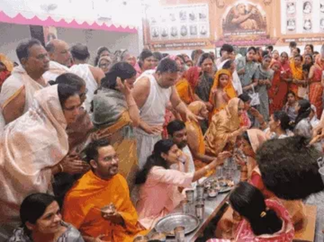 निवाई में दसलक्षण महापर्व का समापन, महापारणा हुआ:आचार्य सुन्दर सागर ने कहा- अपनी आत्मा में निवास करना ही ब्रह्मचर्य