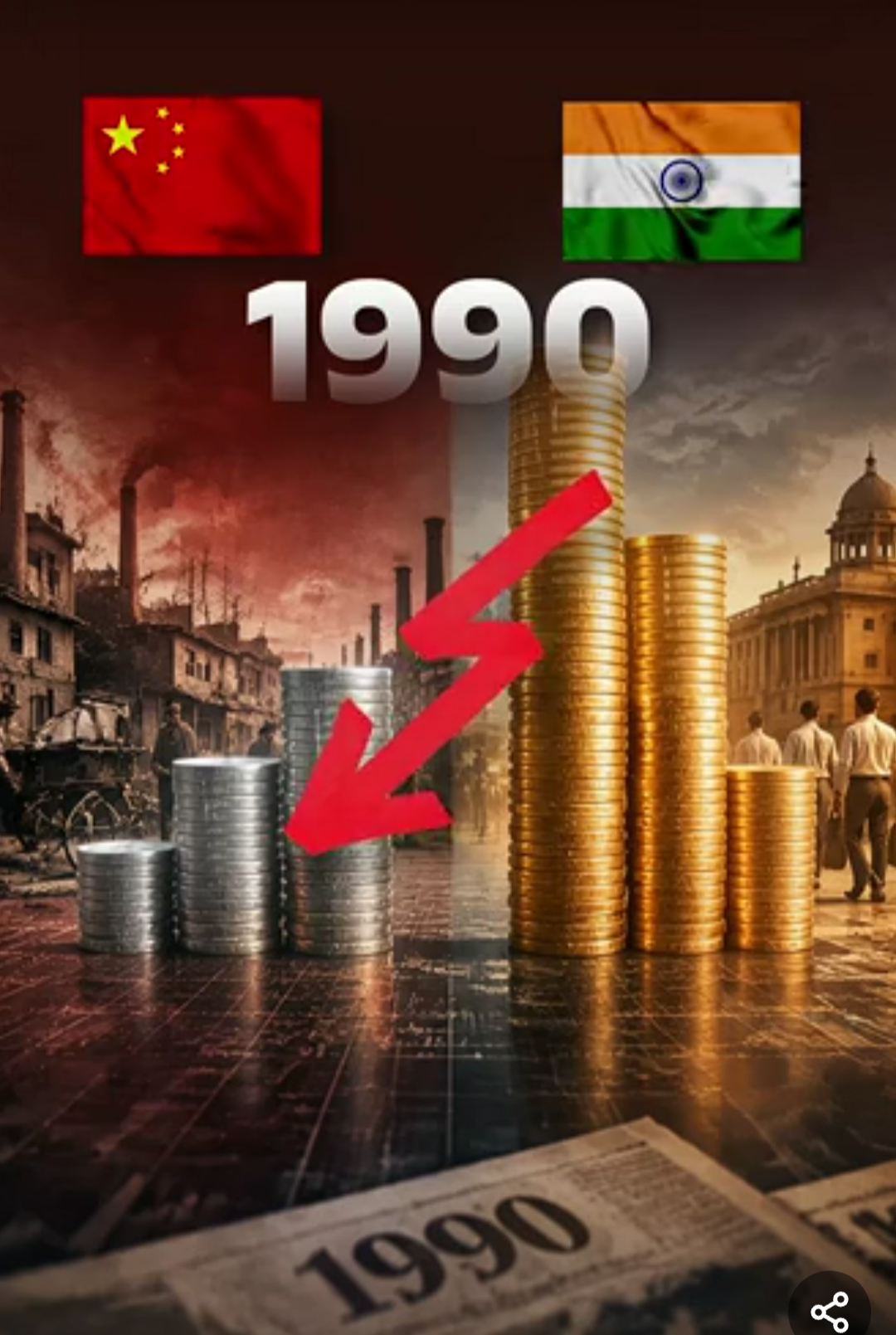 1990 तक भारत से पिछड़ा था चीन:फिर कैसे बदली किस्मत, अब अमेरिका भी झुक रहा; चीन के जादुई फॉर्मूले की पूरी कहानी