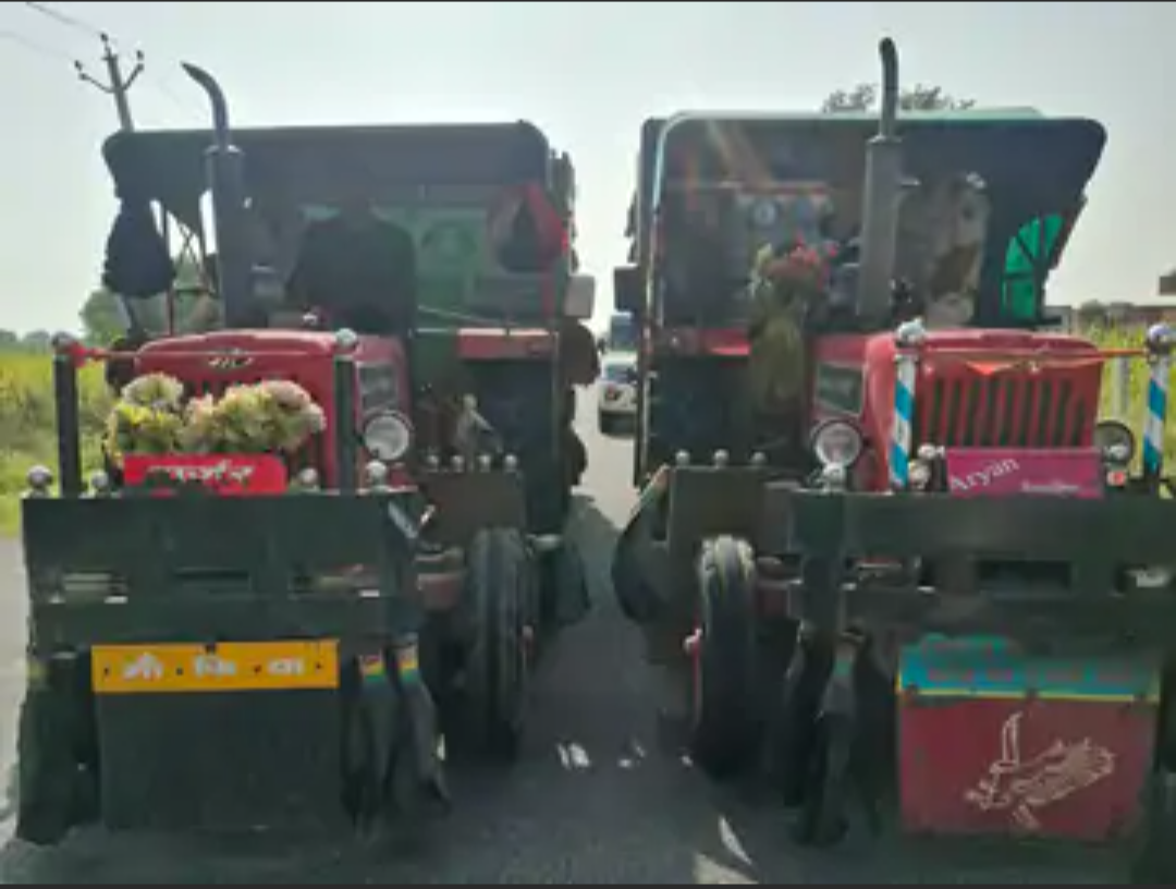 दतवास पुलिस ने अवैध बजरी खनन पर कार्रवाई:दो ट्रैक्टर-ट्रॉलियां जब्त, ड्राइवर फरार; मालिकों की तलाश जारी