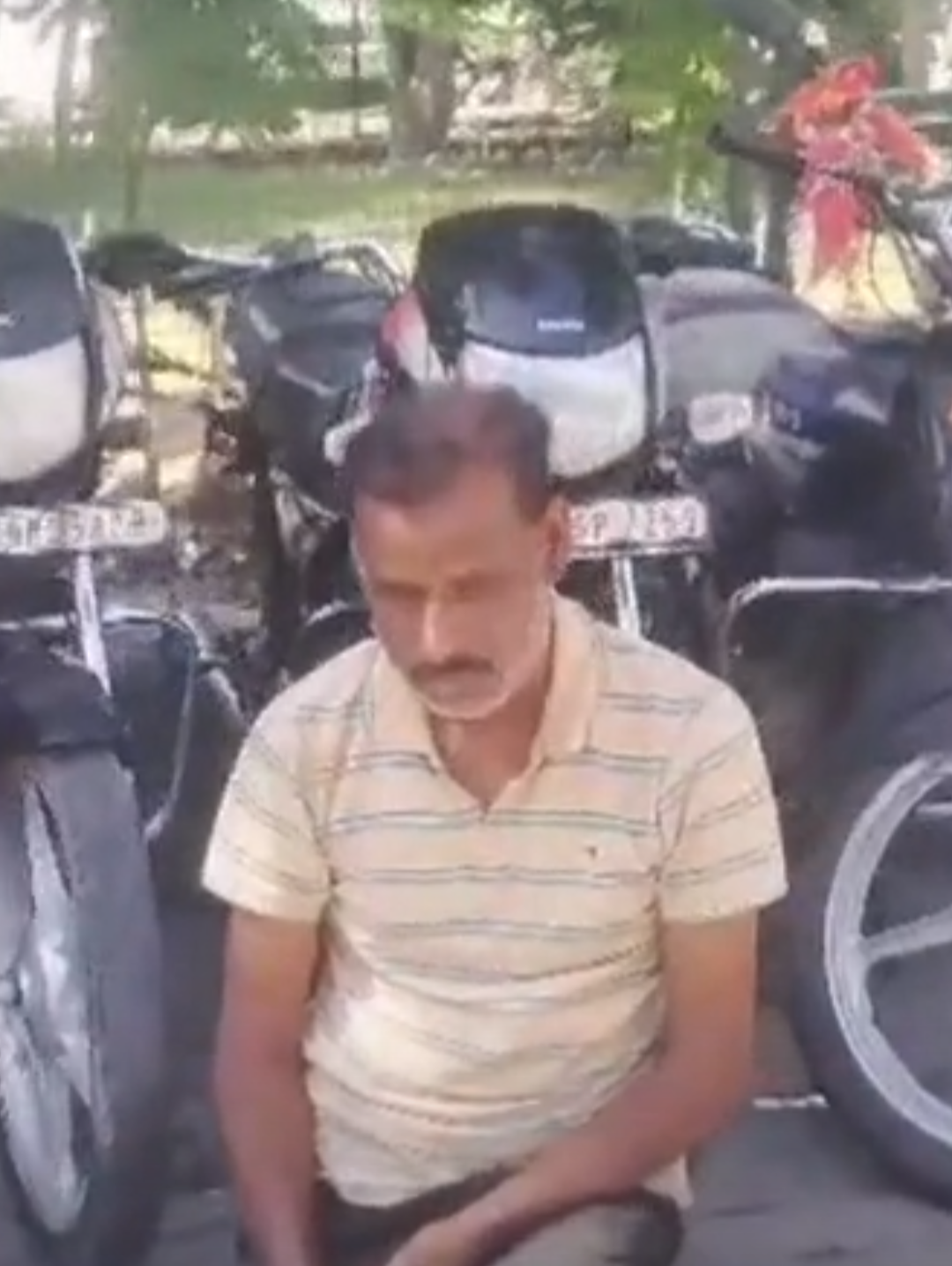 कोटा में चोरी की 12 बाइक पकड़ी, शातिर गिरफ्तार:कोटा-बूंदी से टोंक तक पार्क-घरों के बाहर खड़े टू व्हीलर चुराता था
