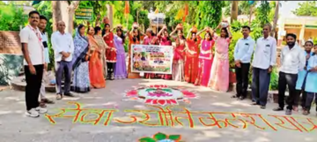 दूनी : सेवा ज्योति कलश यात्रा निकली